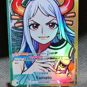Carte proxy One Piece Holo - Yamato Leader OP06-022 Alt Art