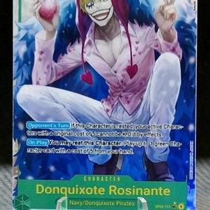 One Piece Proxy-Karte Holo - Donquixote Rosinante OP04-119 Charakter Sec