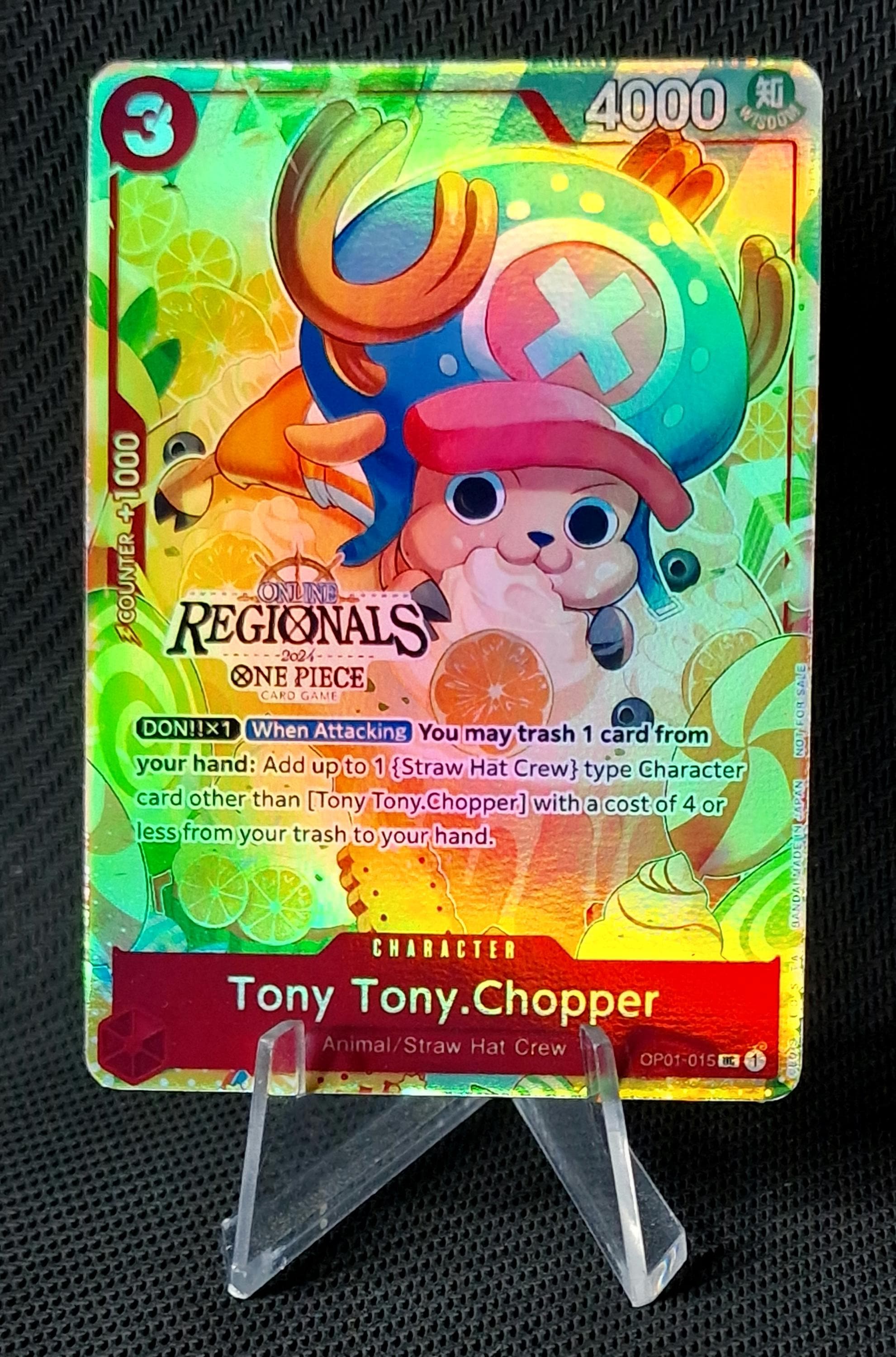 One Piece Proxy Card Holo - Tony Tony Chopper OP01-015 Character