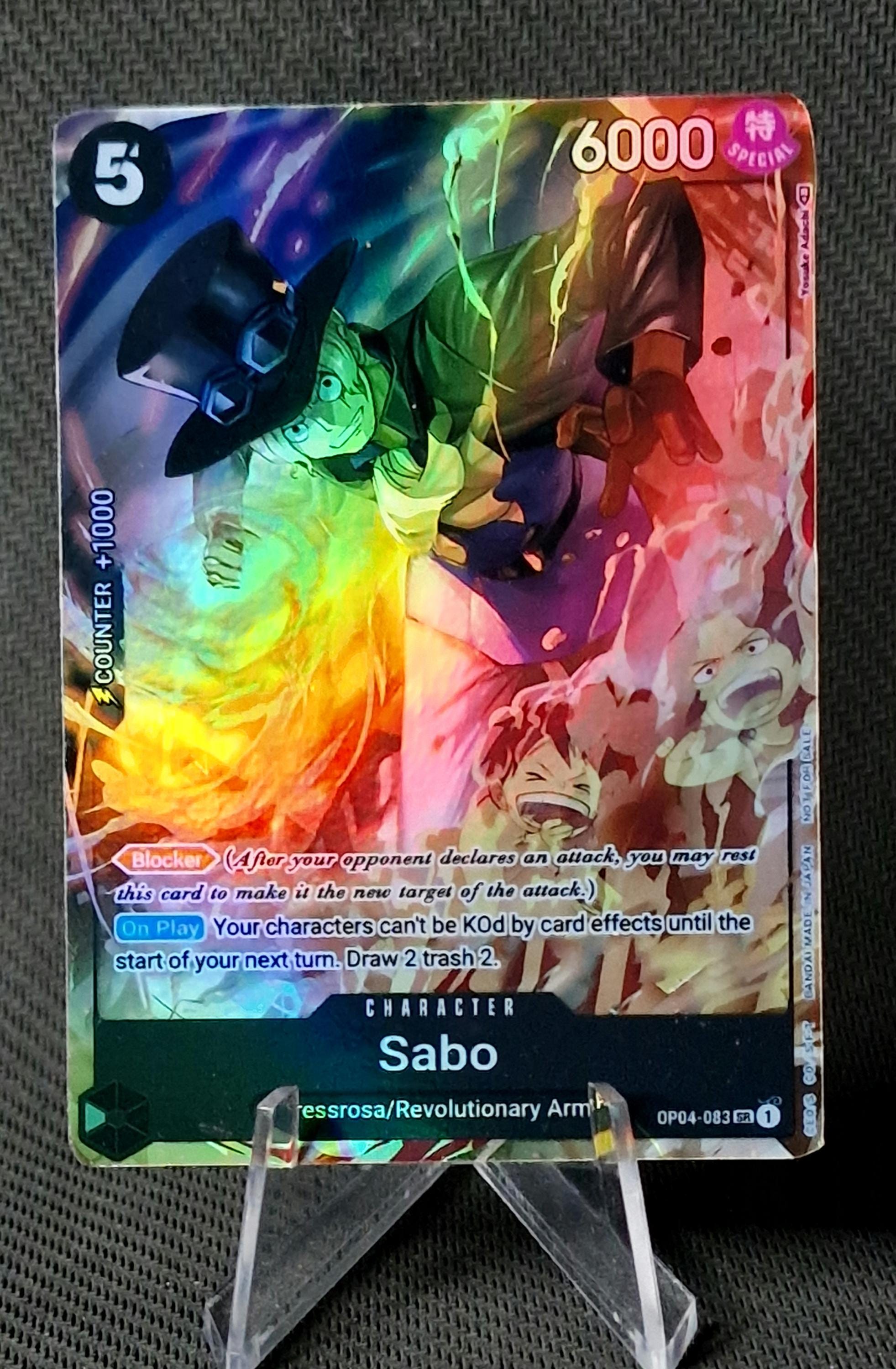 One Piece Proxy Card Holo - Sabo OP04-083 Character Sealed One Piece Proxy Card Holo - Sabo OP04-083 Character Sealed