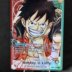 One Piece Proxy-Karte Holo – Monkey D. Luffy oder Leader OP01-003 Alt Art
