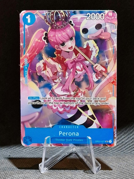 One Piece Proxy Card Holo - Perona OP01-077 Character Premium Card