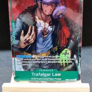 Carte proxy One Piece Holo - Trafalgar Law OP02-035 Régionales 2023 Version anglaise