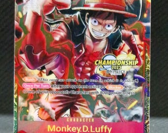 One Piece Proxy Card Holo - Monkey D. Luffy ST10-006 Championship