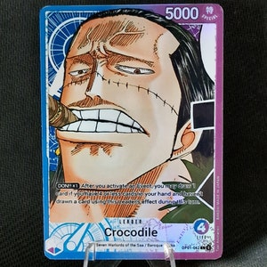 One Piece Proxy-Karte Holo - Crocodile Leader OP01-062 Alt Art