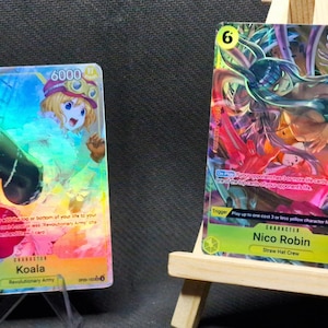 One Piece proxy card Holo - Koala Nico Robin - OP09 Character Blue