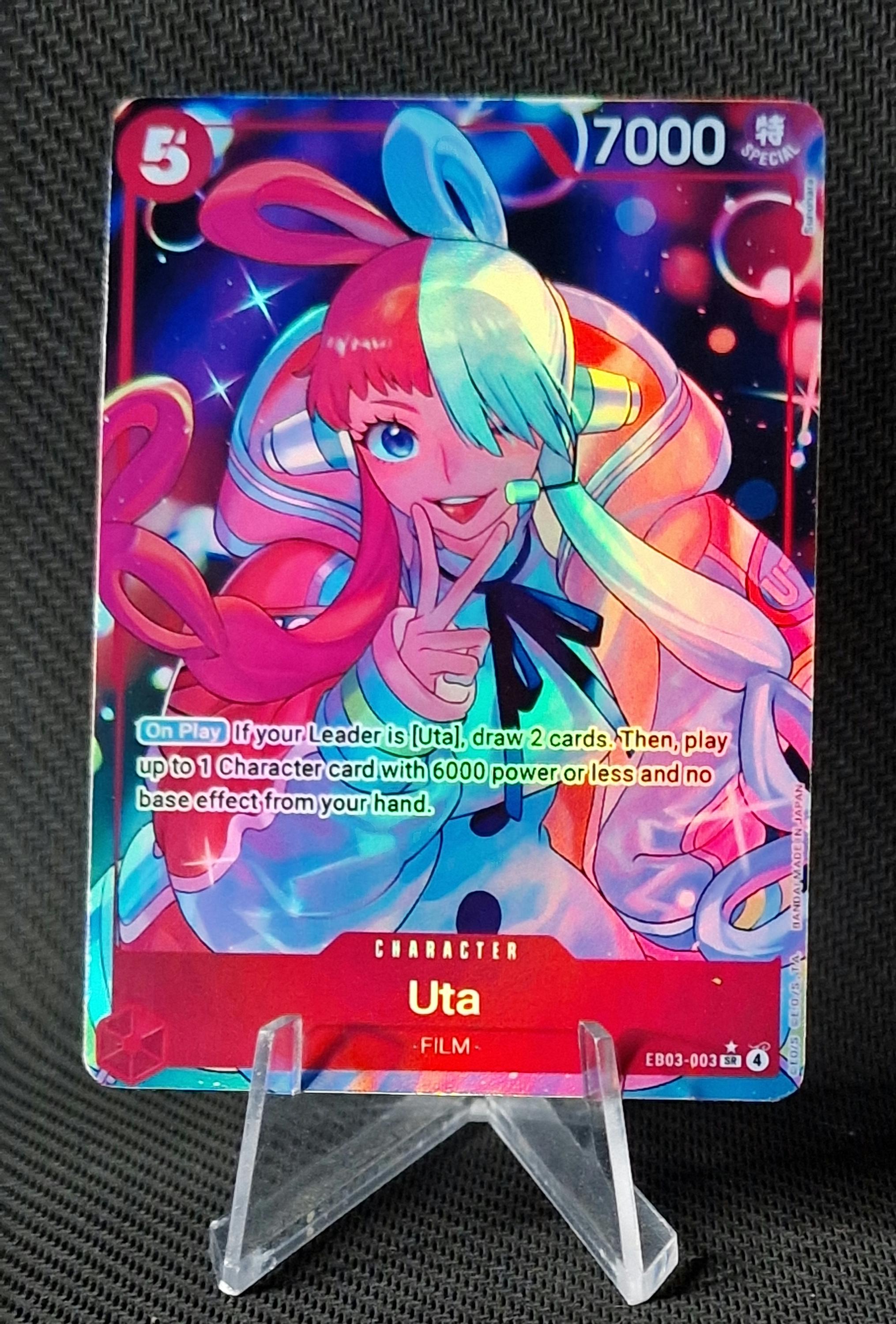 One Piece Proxy Card Holo - Uta EB03-003 - Etsy