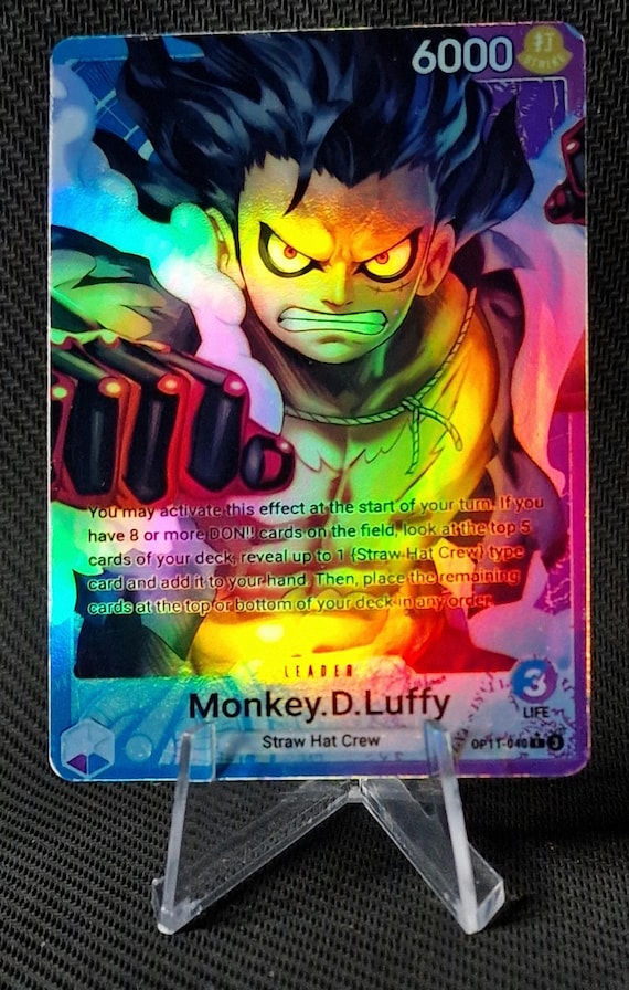 One Piece Proxy Leader Card Holo - Monkey.d.luffy OP11-040