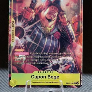One Piece Proxy Card Holo – Capone Bege OP11-101 Charakter