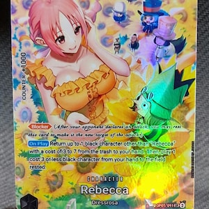 One Piece Proxy-Karte Holo – Rebecca OP05-091 Sondercharakter OP06