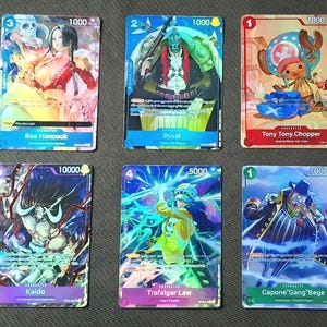 One Piece Proxy-Karte Holo – Boa Hancock Duval Tony Tony.Chopper Kaido Trafalgar Law Capone"Gang"Bege – PRB01 Charakter ST Set ENG Version