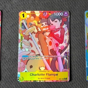 One Piece Proxy Card Holo – Lila Charlotte Flampe Shirahoshi – EB01 Charakter