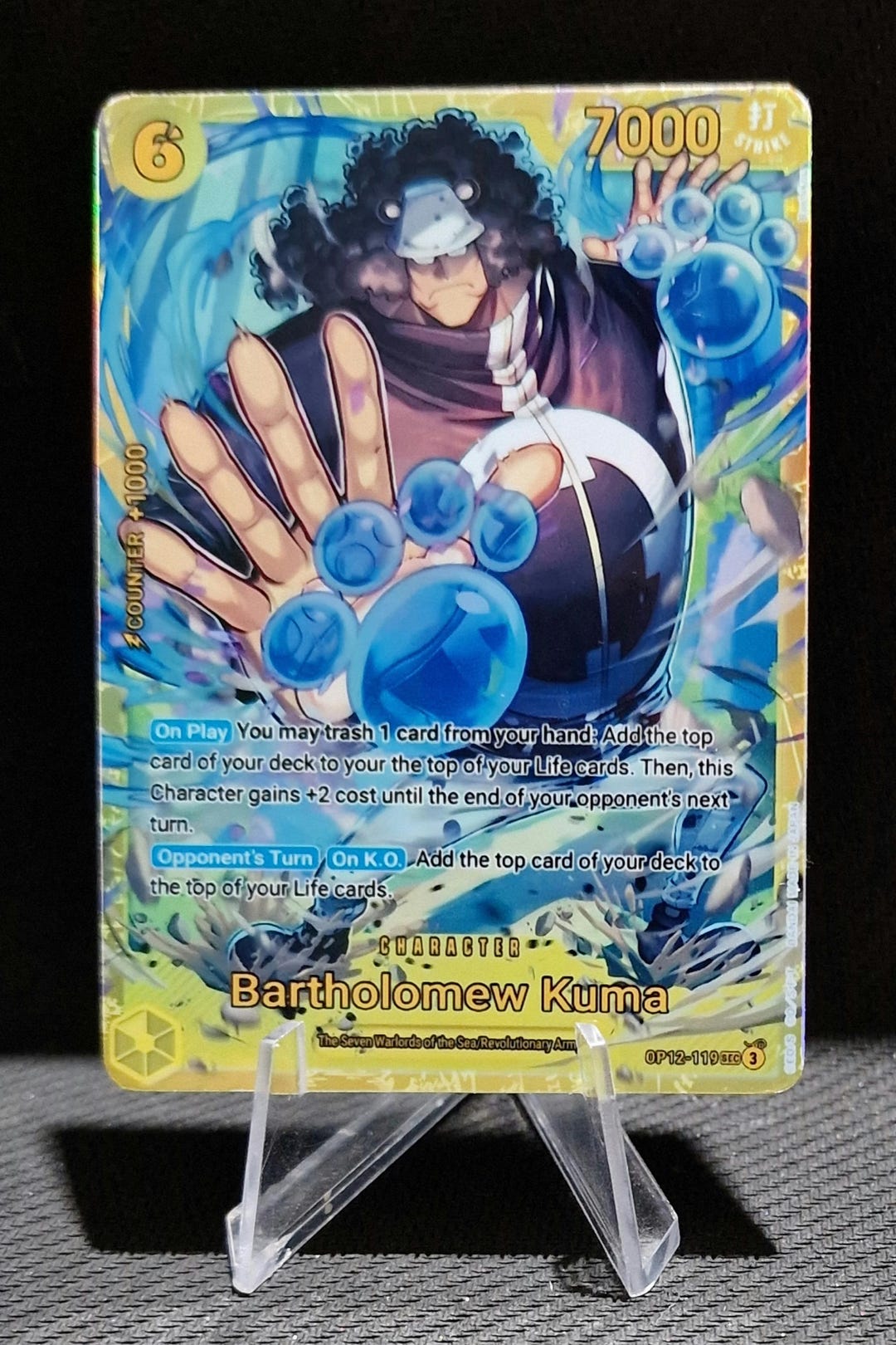 One Piece Character Custom Card Proxy Bartholomew Kuma OP12-119