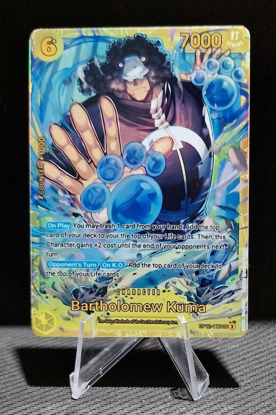 One Piece Character Custom Card Proxy Bartholomew Kuma OP12-119