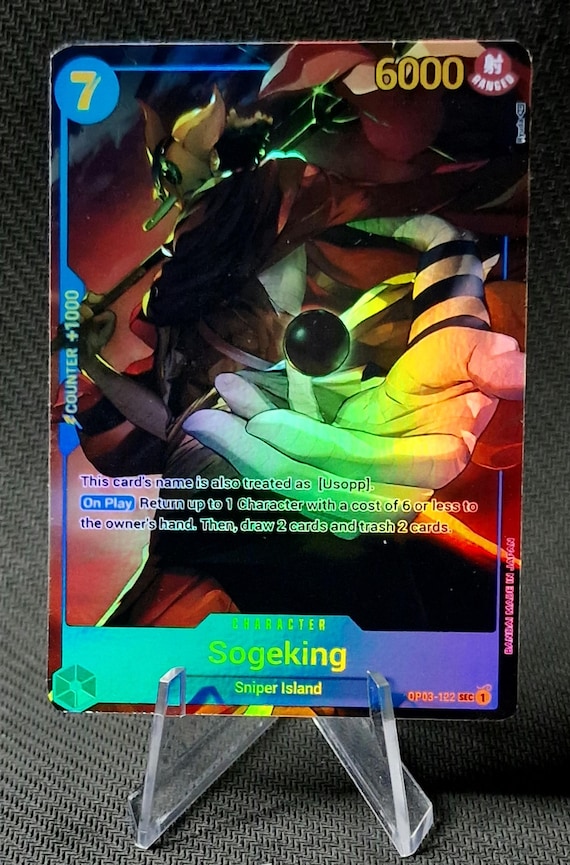 One Piece Proxy Card Holo - Sogeking OP03-122 Character - Etsy