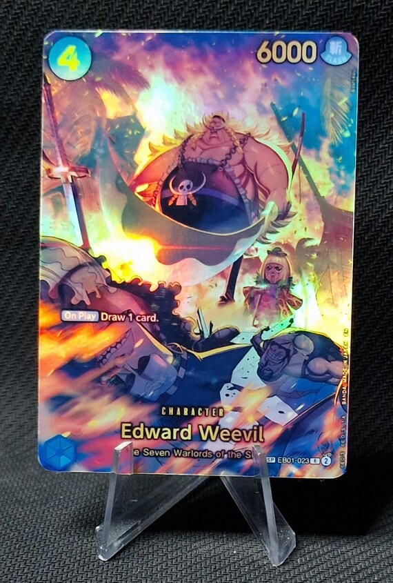 One Piece Proxy Card Holo - Edward Weevil EB01-023 Special