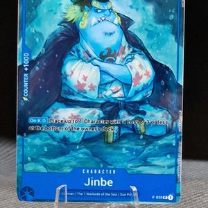 One Piece-Proxykarte Holo – Jimbei P-030 Character Promotion Pack 2022 Vol.2 Promo ENG Vers