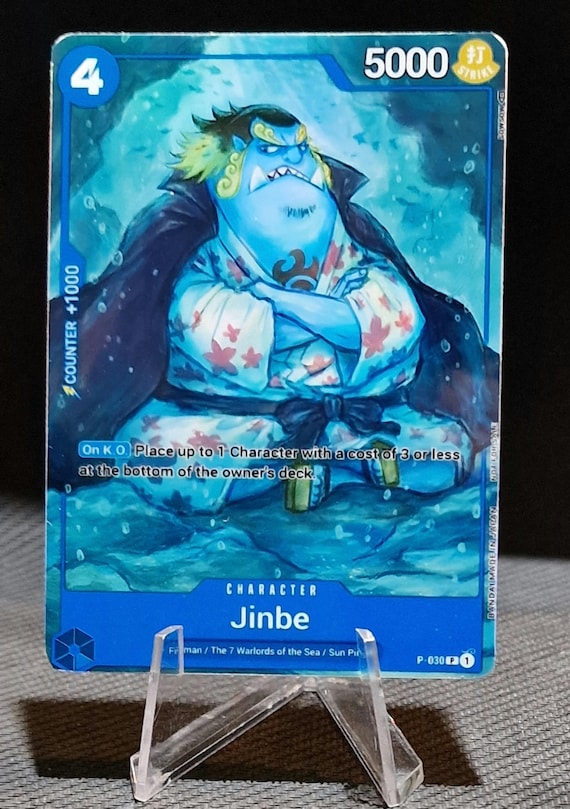 One Piece Proxy Card Holo - Jimbei P-030 Character Promotion Pack