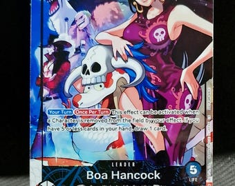 One Piece proxy card Holo - Boa Hancock Leader OP07-038 Promo PSA Megazine Exclusive Alt art