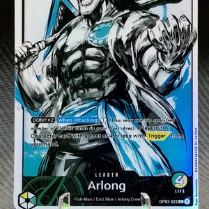 One Piece Proxy-Karte Holo - Arlong-Anführer OP03-022 Alt Art