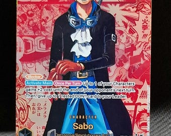 One Piece Character Custom Card Proxy Sabo OP13-120 Sec New