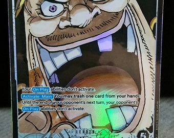One Piece proxy card Holo - Marshall D. Teach Leader OP09-081 Alt art