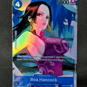 One Piece proxy card Holo - Boa Hancock OP02-059 character