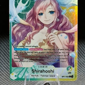 One Piece Proxy Card Leader Holo – Shirahoshi OP11-022 Alt Art