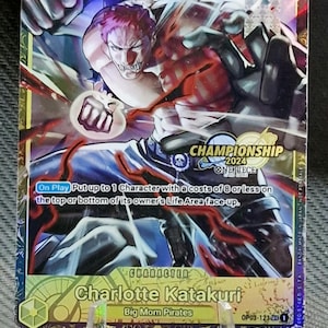 One Piece-Proxykarte Holo – Charlotte Katakuri OP03-123 Character Regionals 2024 Top 16 ENG-Version