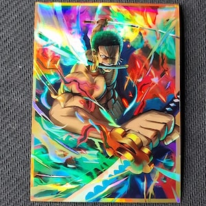 One Piece Holografische Ärmel Roronoa Zoro Art