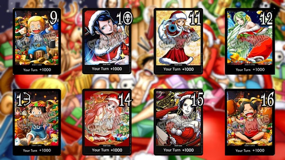 One Piece Tcg Custom Cards DON!! Merry Christmas Happy New Year