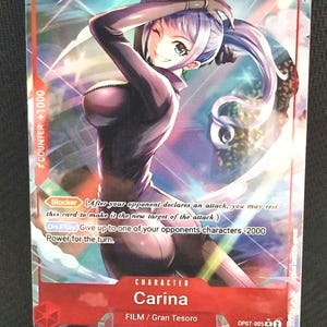 One Piece-Ersatzkarte Holo – Carina OP07-005 Charakter