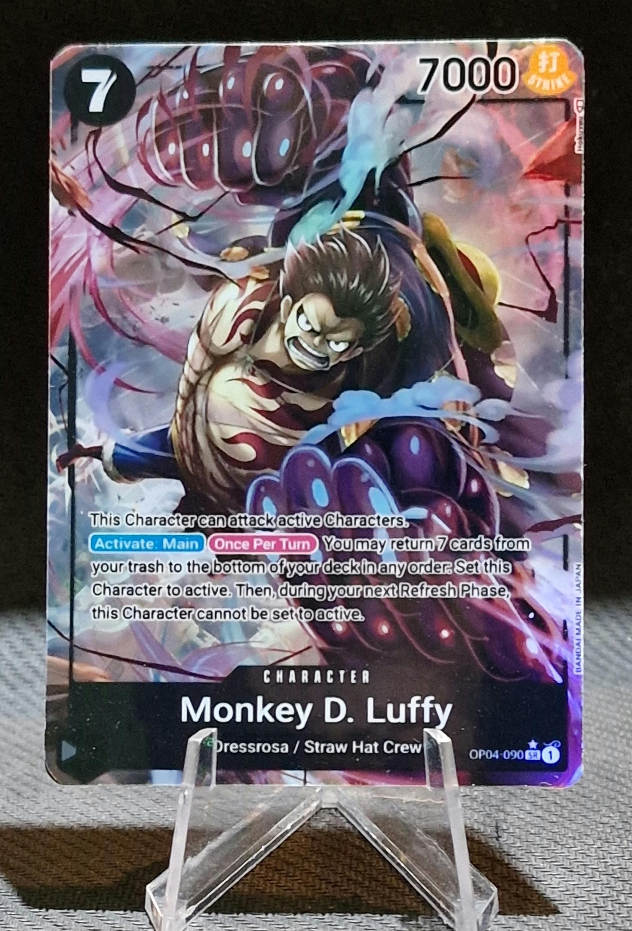 One Piece Proxy Card Holo - Monkey D. Luffy OP04-090 Character - Etsy One Piece Proxy Card Holo - Monkey D. Luffy OP04-090 Character - Etsy