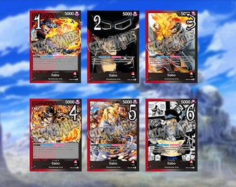 One Piece Leader 05 Custom Card Trading game luffy belo betty sabo sakazuki enel doquixote rosiante