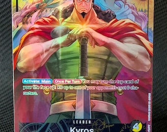 One Piece Proxy Card Holo - Kyros Leader EB01-040 Alt Art - Etsy
