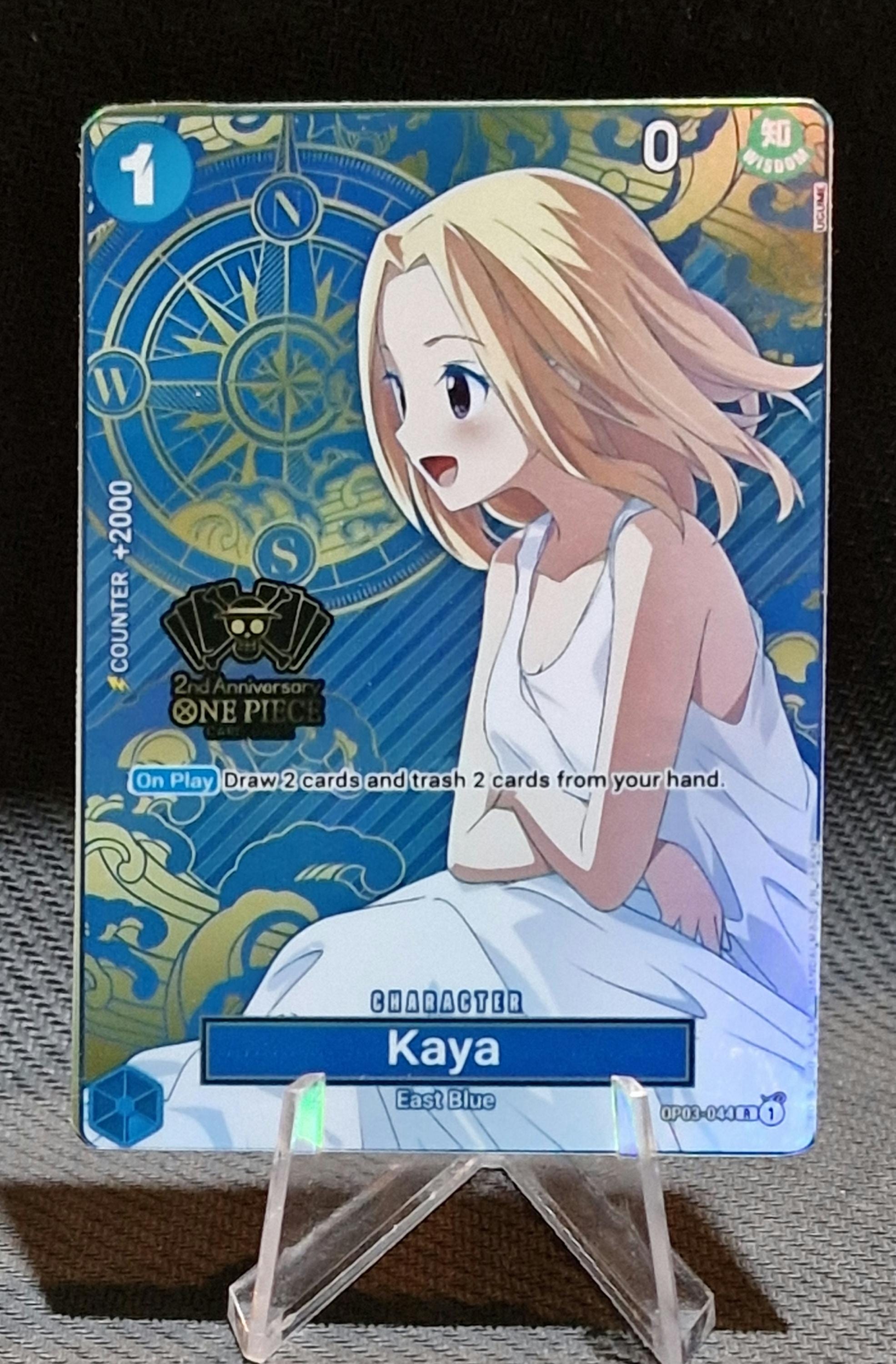 One Piece Proxy Card Holo - Kaya OP03-044 Character Second