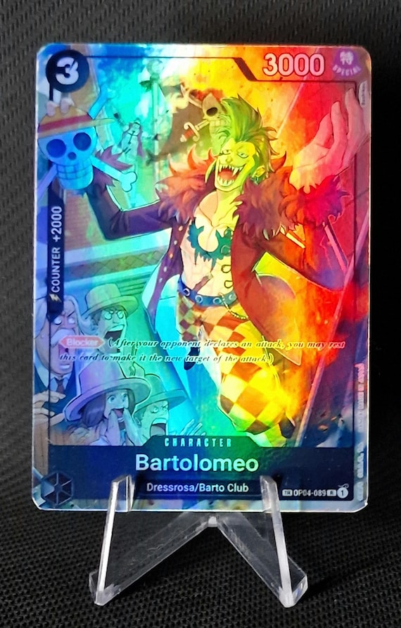 One Piece Proxy Card Holo - Bartolomeo OP04-089 Chinese New Year