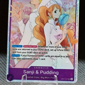 One Piece Proxy Card Holo – Sanji & Pudding EB02-035 Charakter