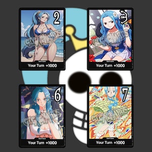 One Piece DON!! - Individuelle Karte - Handgefertigt - Nefertari Vivi-Set