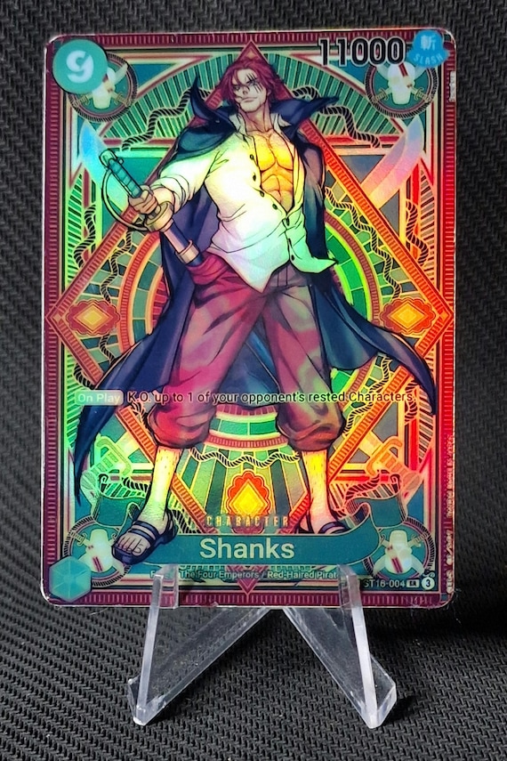 One Piece Proxy Card Holo - Shanks ST16-004 Special Character OP11 - Etsy