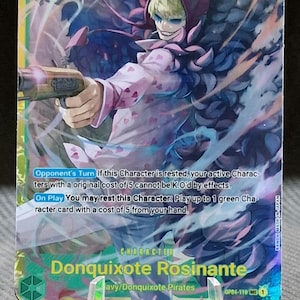 One Piece-Proxykarte Holo – Donquixote Rosinante OP04-119 Charakter Sec