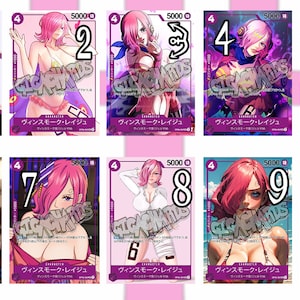 One Piece Charakter benutzerdefinierter Kartenhandel Waifu Jap Reiju OP 06