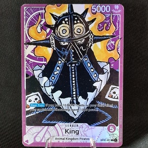 Tarjeta proxy de One Piece Holográfica - Rey OP01-091 Arte alternativo