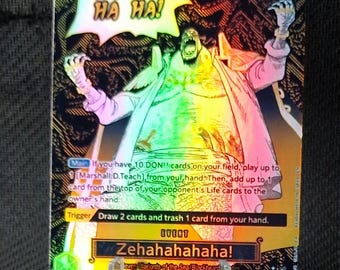 One Piece Proxy Card Holo - Zehahahahaha! OP16-116 Event Alt - Etsy