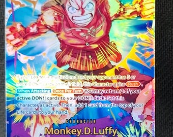 One Piece Proxy Card Holo - Monkey.d.luffy EB02-061 Character