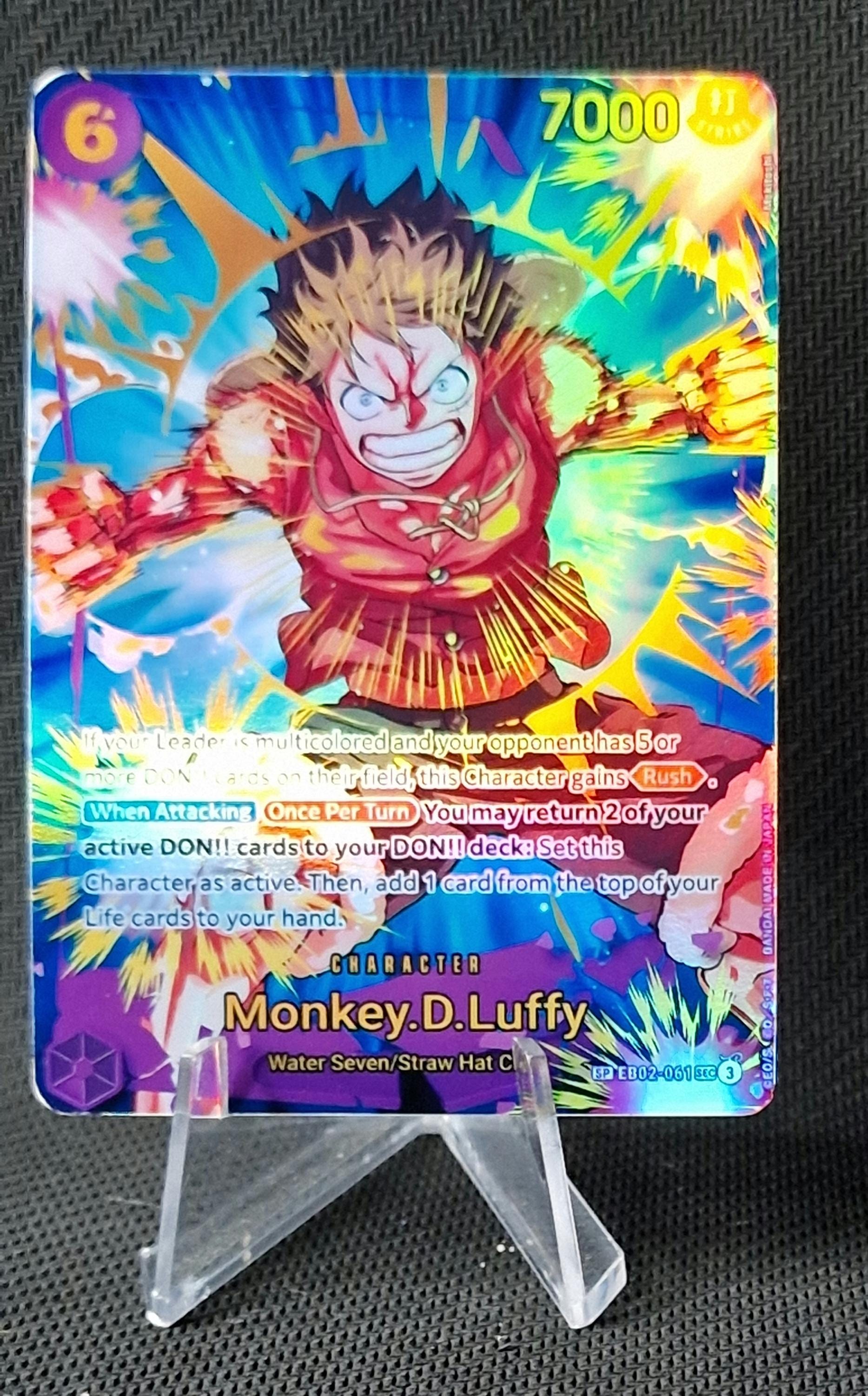 One Piece Proxy Card Holo - Monkey.d.luffy EB02-061 Character
