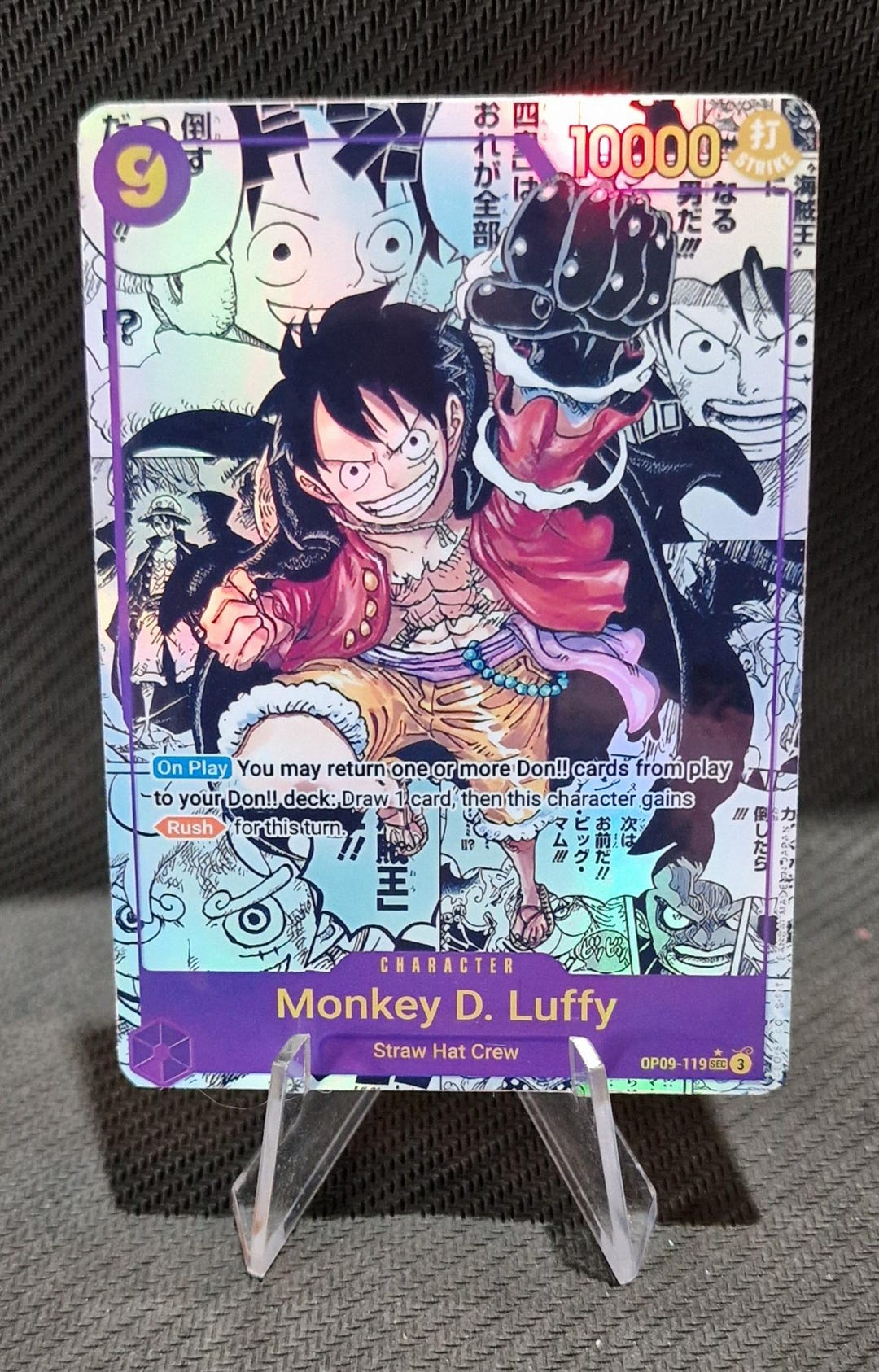 One Piece Character Manga Art Custom Card Proxy Monkey D. Luffy OP 09-119  ENG Version - Etsy