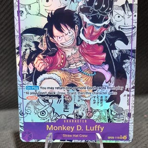 One piece character manga art custom card proxy Monkey D. Luffy OP 09-119 ENG version