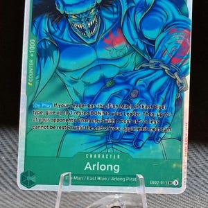 One Piece Proxy Card Holo – Arlong EB02-011 Charakter