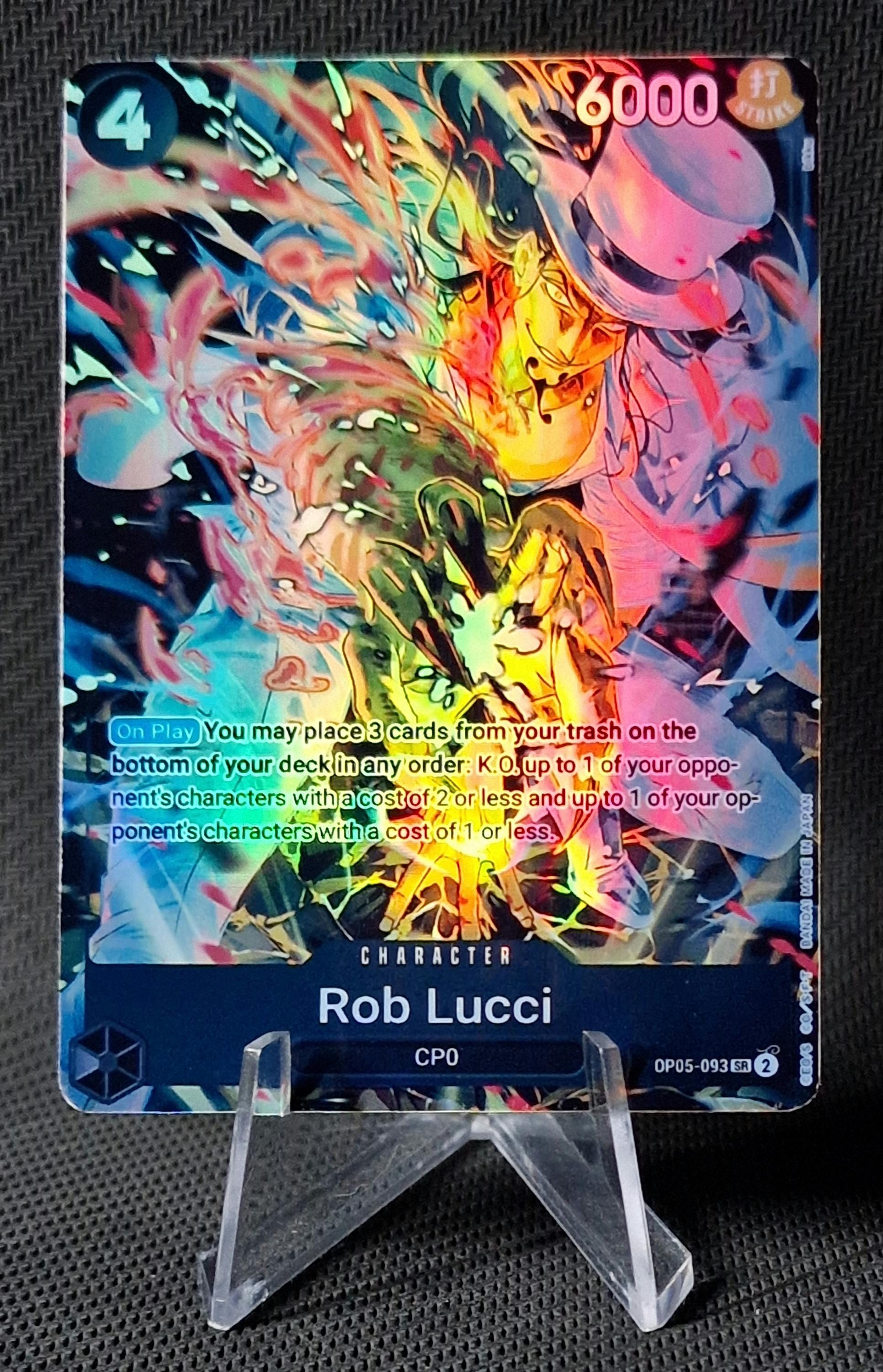 One Piece Proxy Card Holo - Rob Lucci OP05-093 Memorial